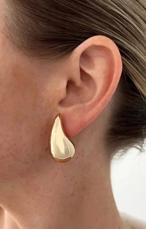 Women’s moonstone earrings-ALV Jewels Kris Earrings ~ Gold