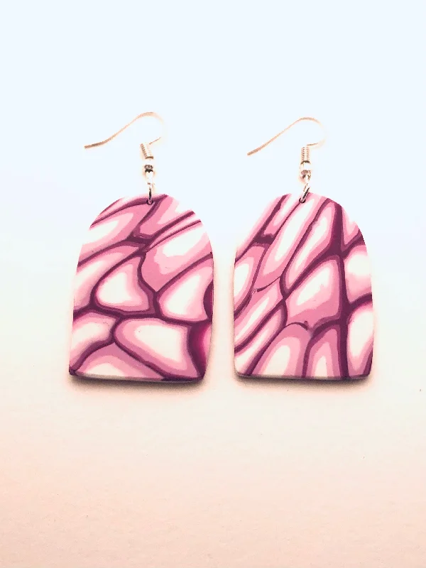 Women’s gold-plated earrings-Gigi Polymer Clay Earrings