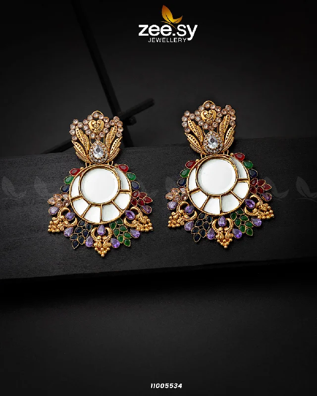 Women’s gold-plated earrings-EARRINGS-0712