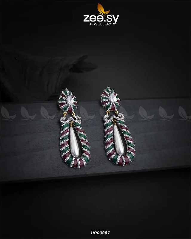 Women’s chain earrings-EARRINGS-0571