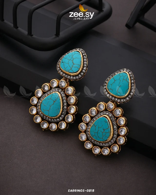 Women’s fashion statement earrings-EARRINGS-0818