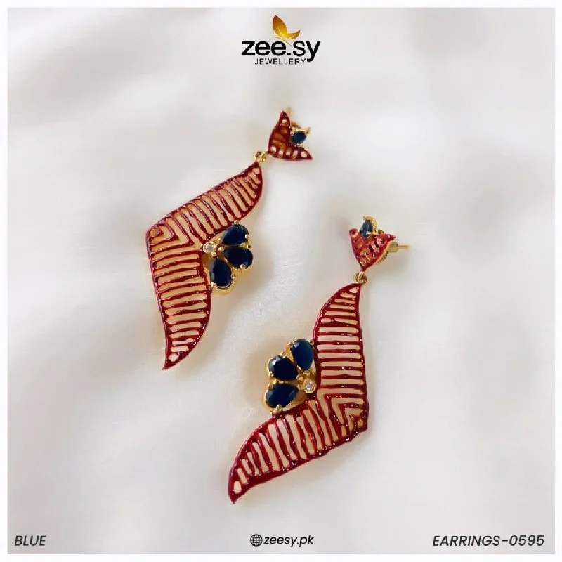 Women’s long earrings-EARRINGS-0595