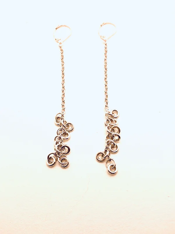 Women’s chunky earrings-Sterling SilverLoop Earrings