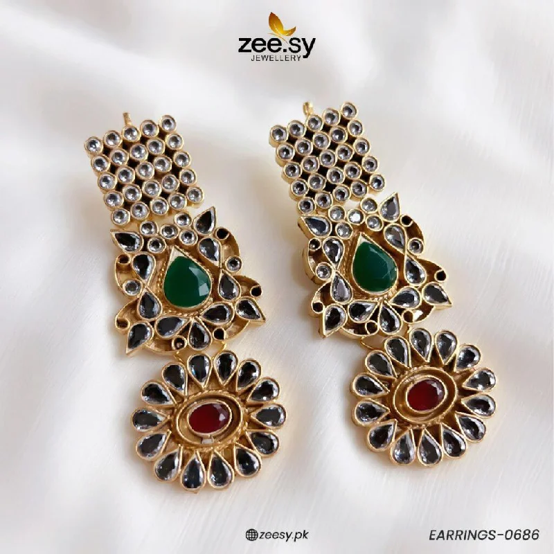 Women’s chunky earrings-EARRINGS-0686