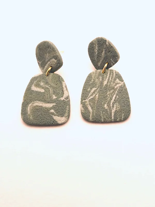 Women’s infinity earrings-Nelly Polymer Clay Earrings