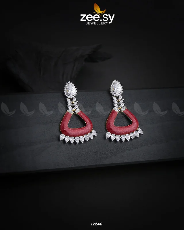 Women’s chunky earrings-Earrings-0586