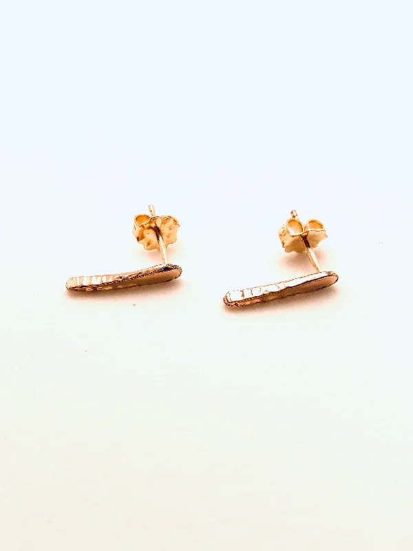 Women’s zircon earrings-Gold Filled Tiny Spike Studs