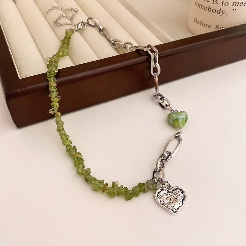 18# Necklace-Green (Love)