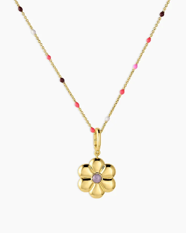 Women’s stylish necklaces-Flower Capri Necklace