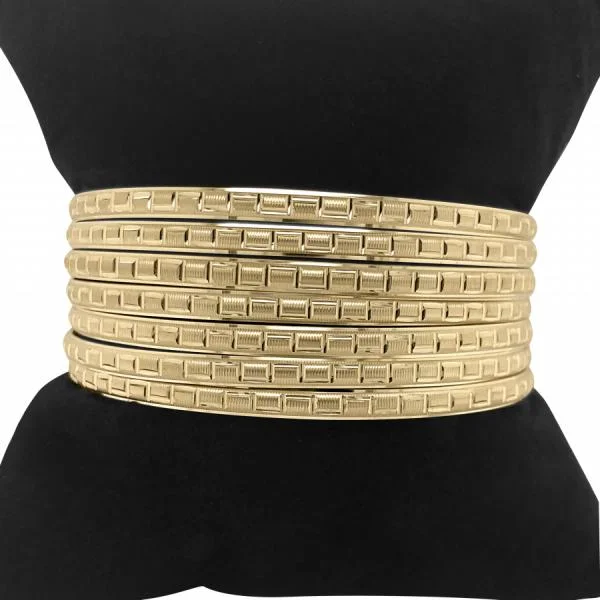 Women’s gemstone bracelets-7 10K Gold Bangles