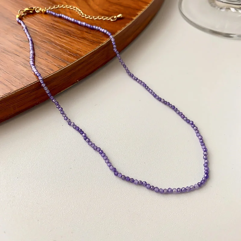 32# Necklace-Purple