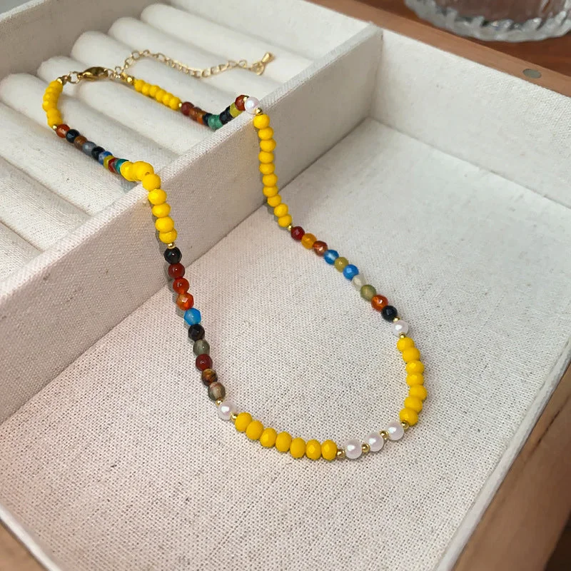 51# Necklace-Yellow