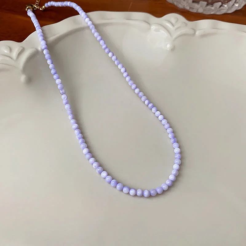 36# Necklace-Purple