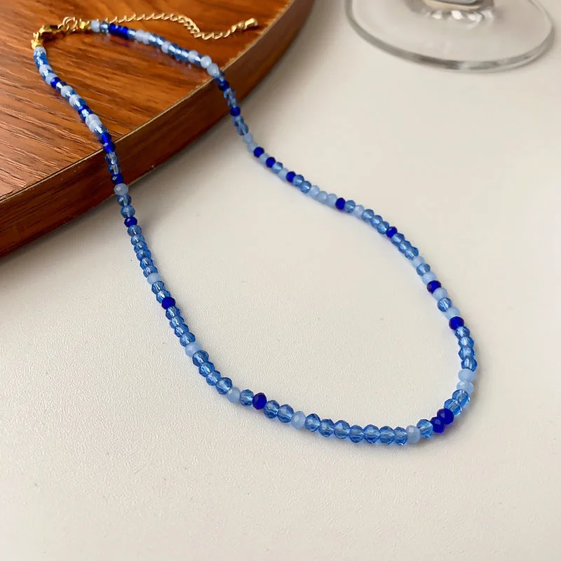 41# Necklace-Blue