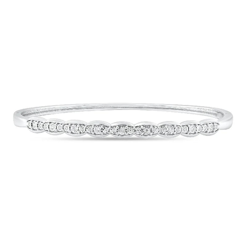 Women’s stackable bangles-1/4ctw Diamond Bangle