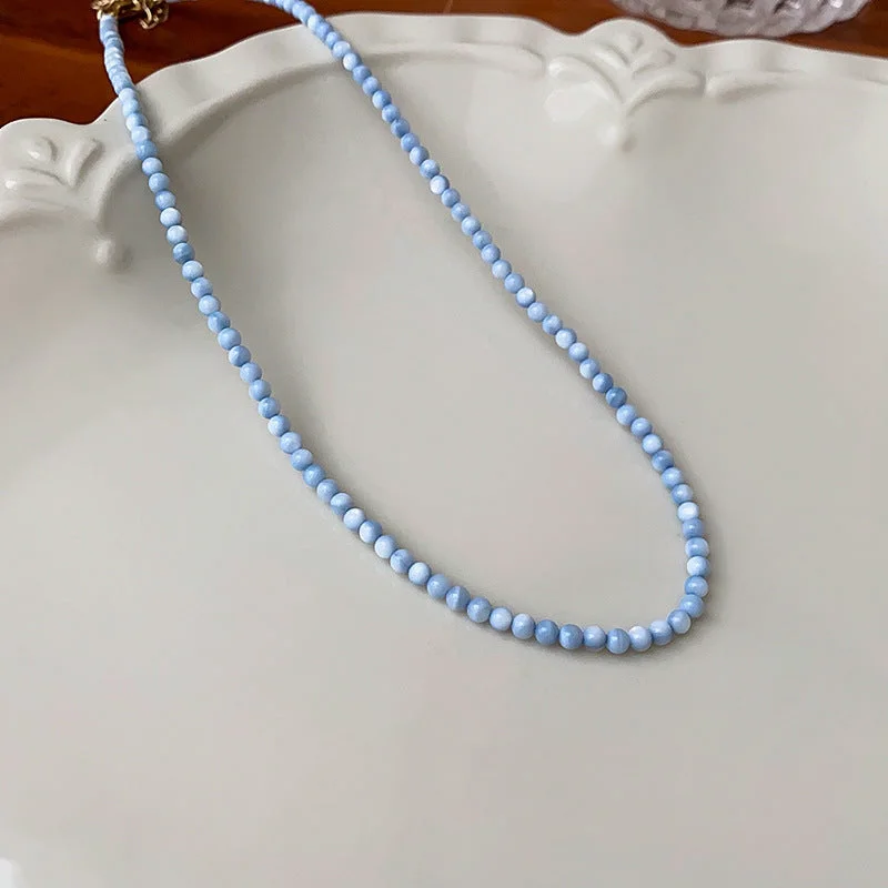 38# Necklace-Blue