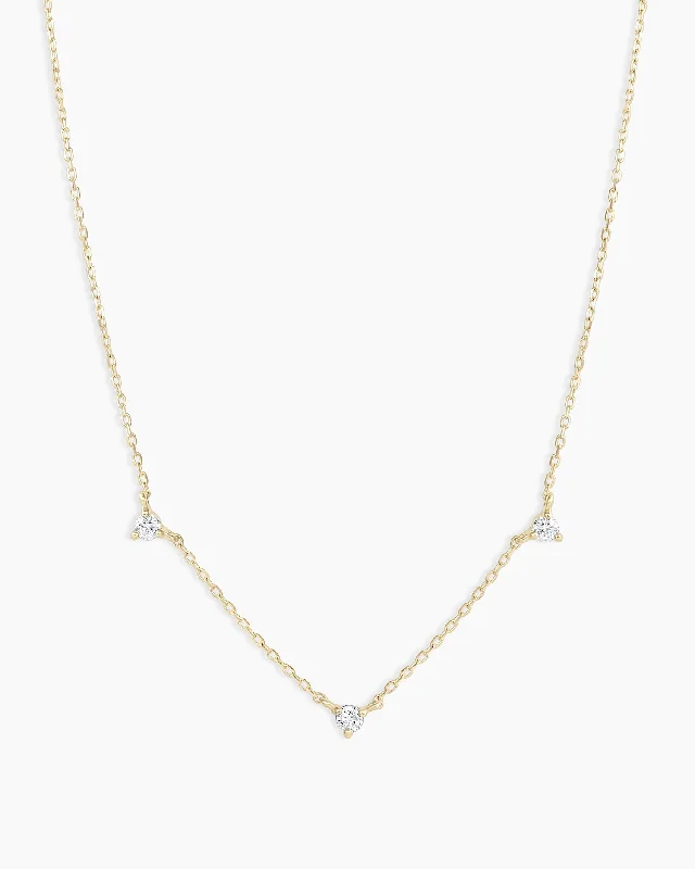 Women’s knot necklaces-Diamond Eve Necklace