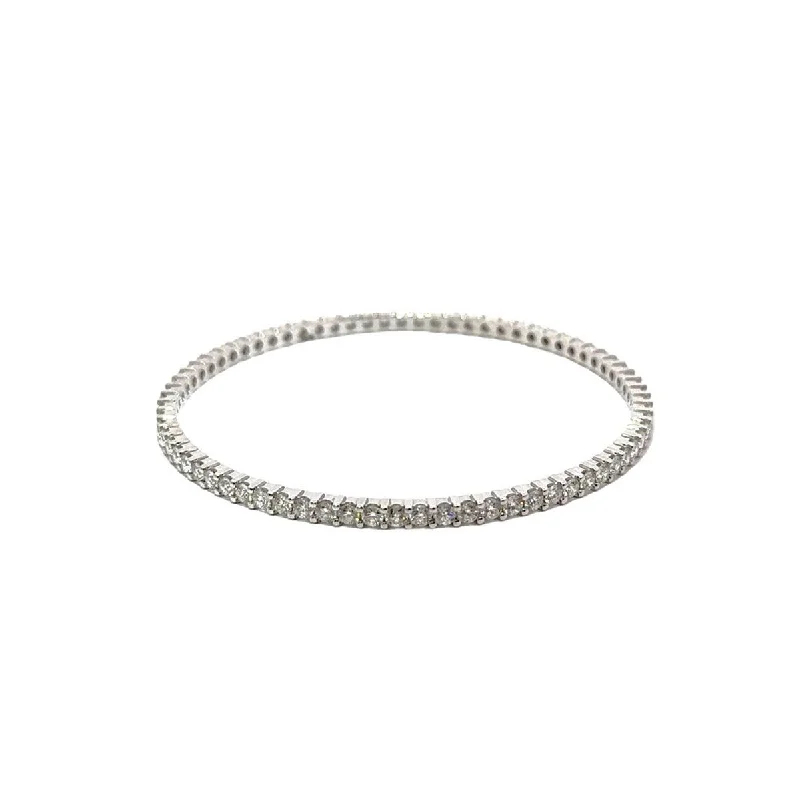 Women’s simple bangles-Michael Werdiger Diamond Bangle