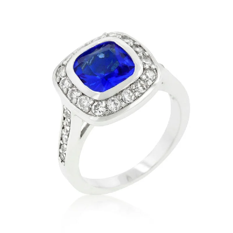 Women’s statement engagement rings-Timeless Sapphire Classic Ring For Elegant Sophistication