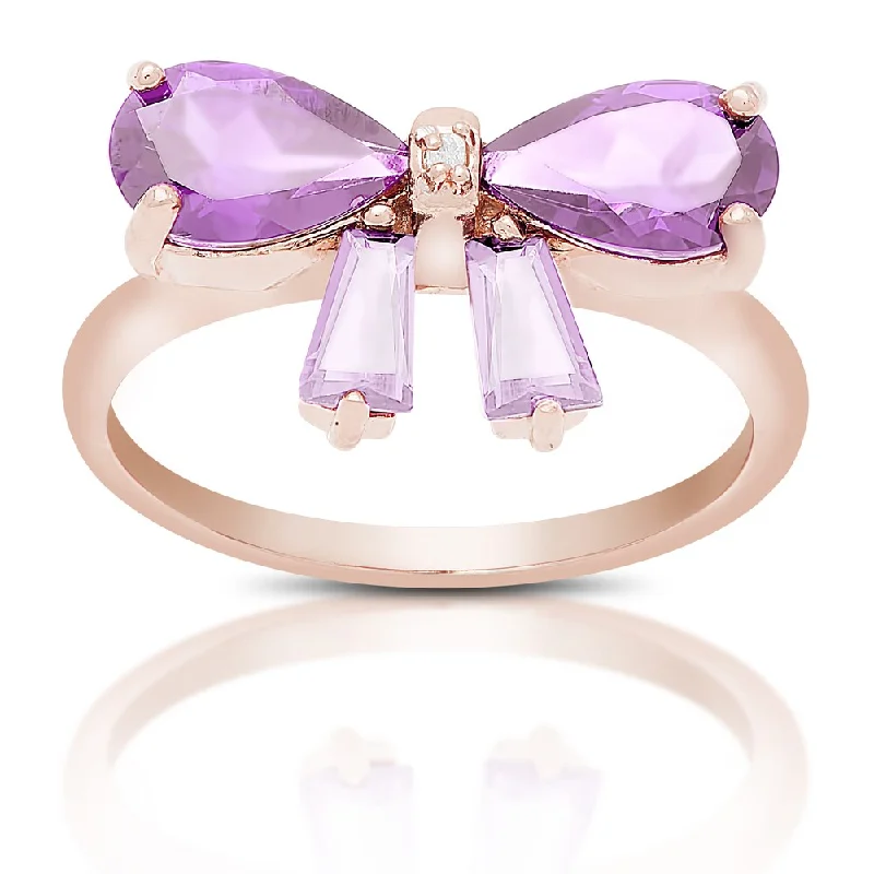 Women’s platinum rings-Dolce Giavonna Gold Over Silver Gemstone Bow Design Ring