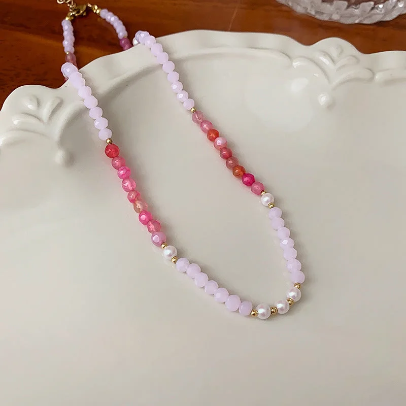 49# Necklace-Pink