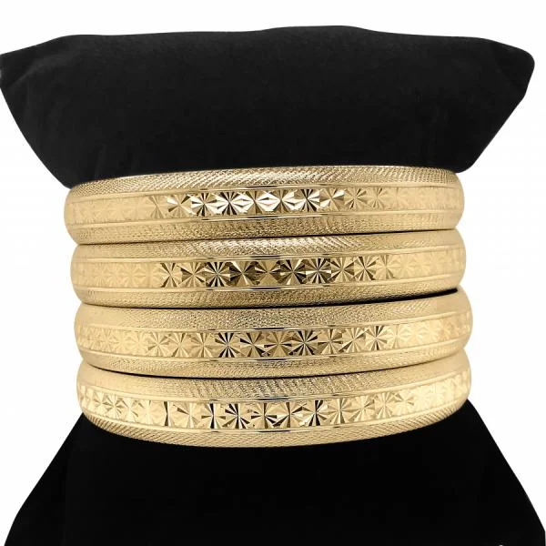 Women’s bangles set-4 10K Gold Bangles