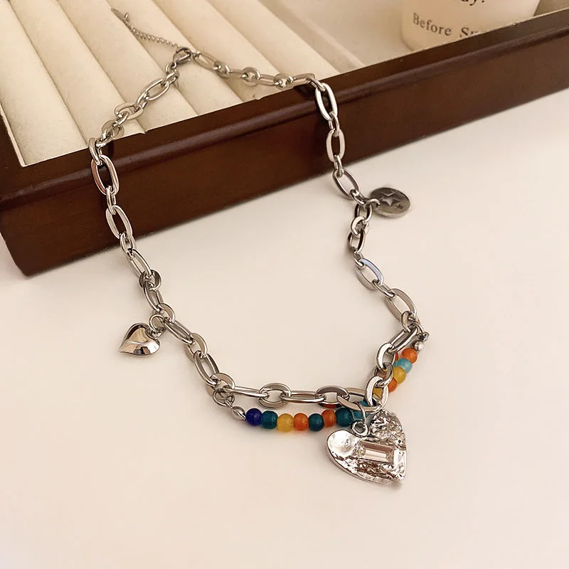 15# Necklace-Color. (Love Star)