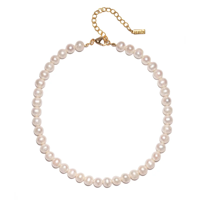 Women’s delicate necklaces-Isla Pearl Necklace