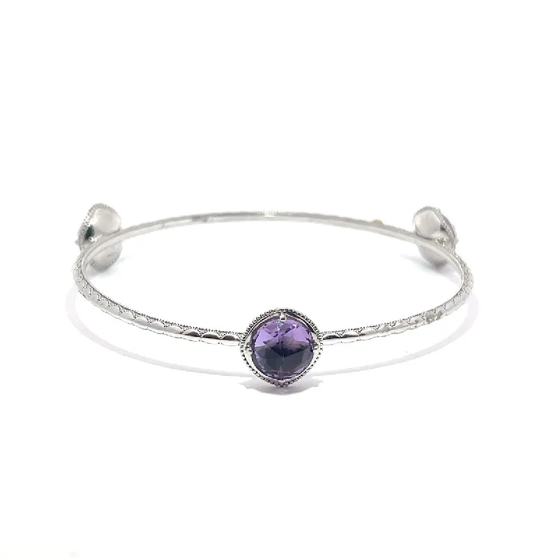 Women’s chic bangles-Pre-Owned Tacori Lilac Blossom Bangle