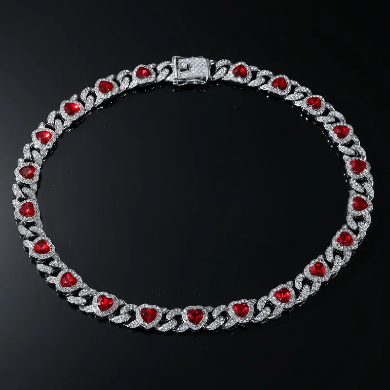 Silver (Red Diamond)-20inch