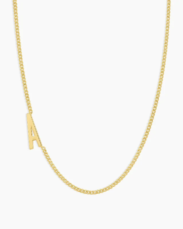 Women’s chain necklaces-Wilder Alphabet Necklace