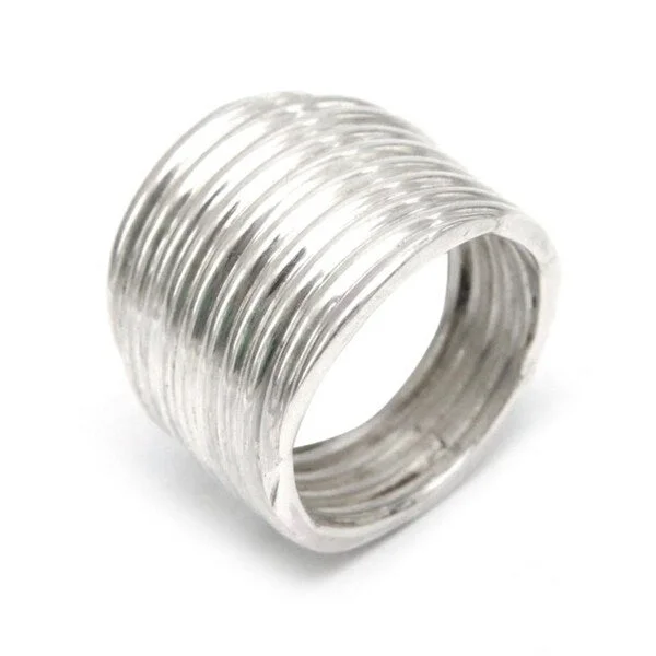 Women’s heart rings-Handmade Silver 'Andean Whirlwind' Ring (Peru)