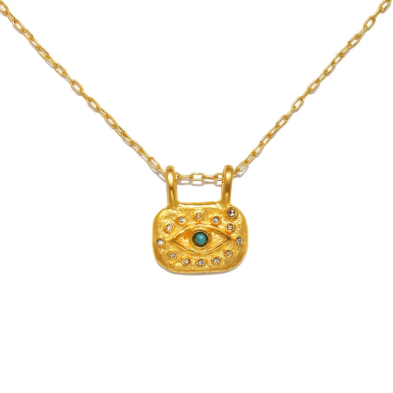 Women’s long necklaces-Mini See No Evil Talisman Necklace