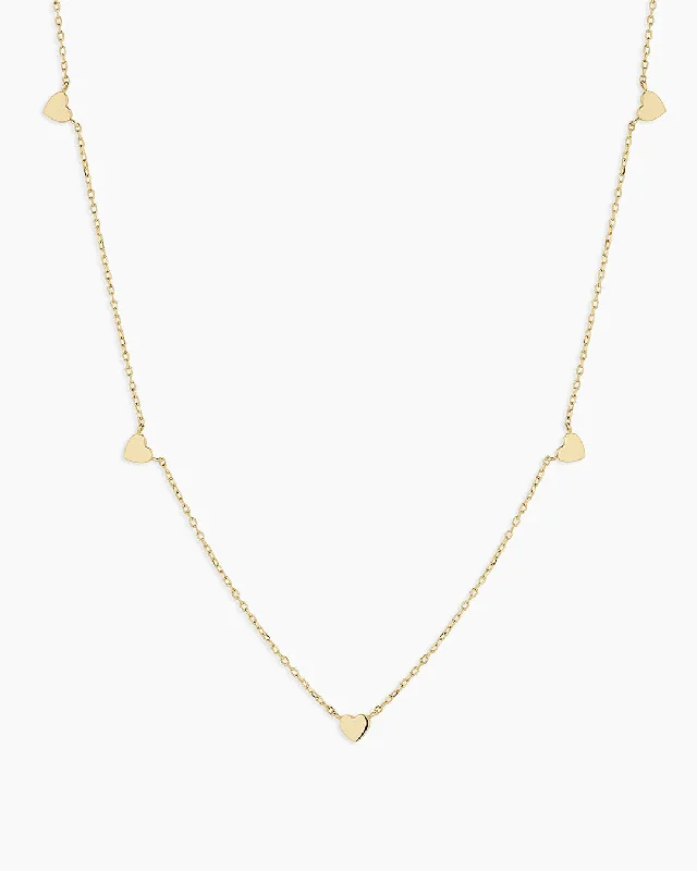 Women’s vintage pendant necklaces-14k Gold Amour Necklace