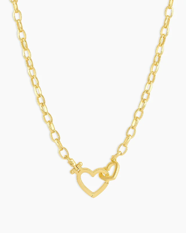 Women’s stylish necklaces-Parker Heart Necklace