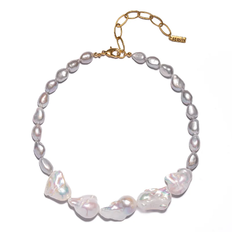 Women’s romantic necklaces-Remi Pearl Choker Necklace