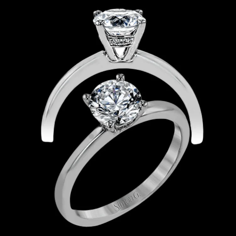 Women’s halo engagement rings-LR2234-8 ENGAGEMENT RING