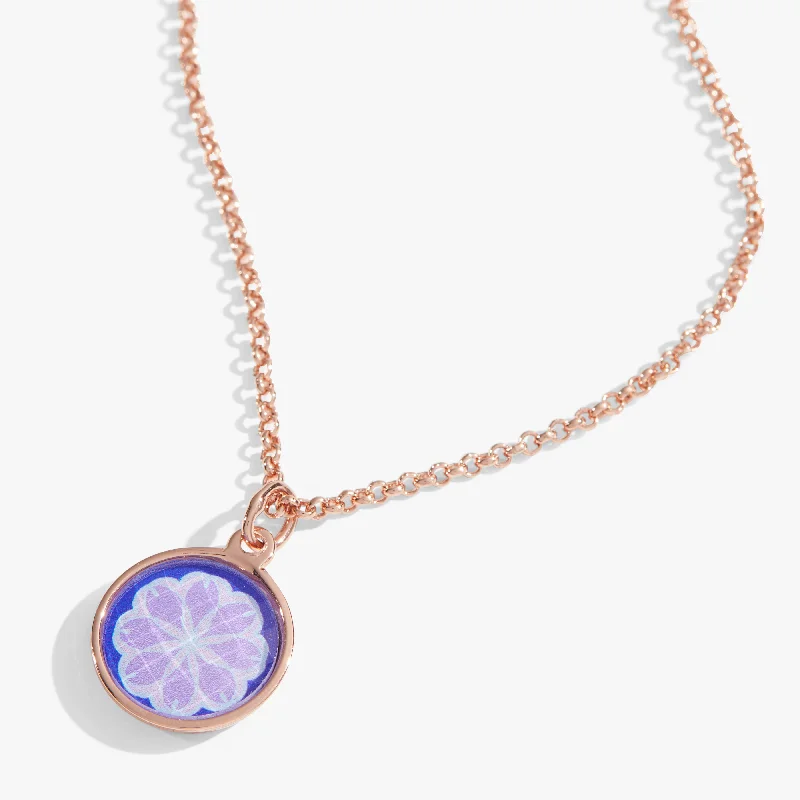 Women’s twisted necklaces-Flower Healing Love Necklace