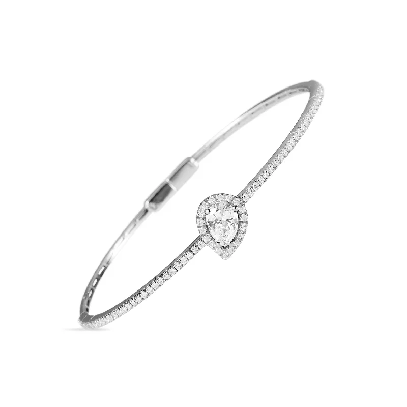 Women’s simple bangles-Riviere Tennis Bangle