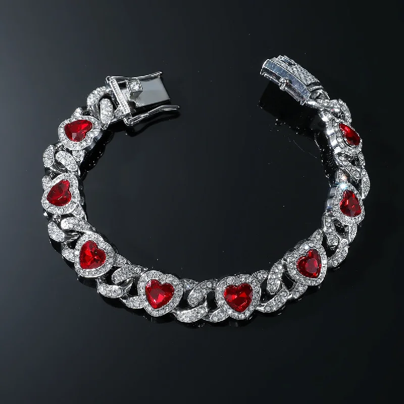 Silver (Red Diamond)-8inch